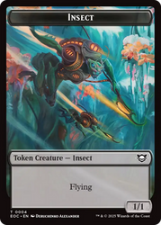 Insect // Beast (0005) Double-Sided Token [Edge of Eternities Commander Tokens]