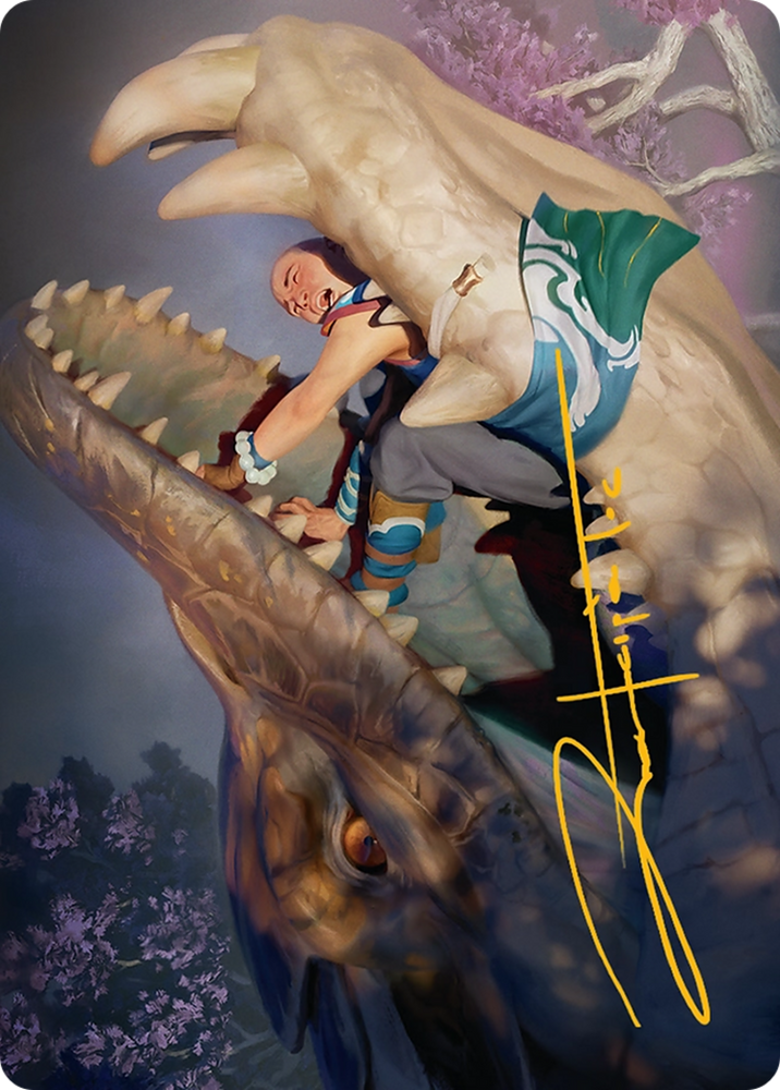 Jaws of Defeat Art Card (53/54) [Tarkir: Dragonstorm Art Series]