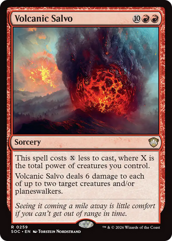 Volcanic Salvo [Secrets of Strixhaven Commander]