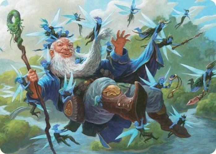 Mischievous Mystic Art Card (7/54) [Foundations Art Series]