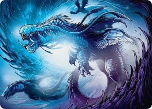 Roiling Dragonstorm Art Card (33/54) [Tarkir: Dragonstorm Art Series]