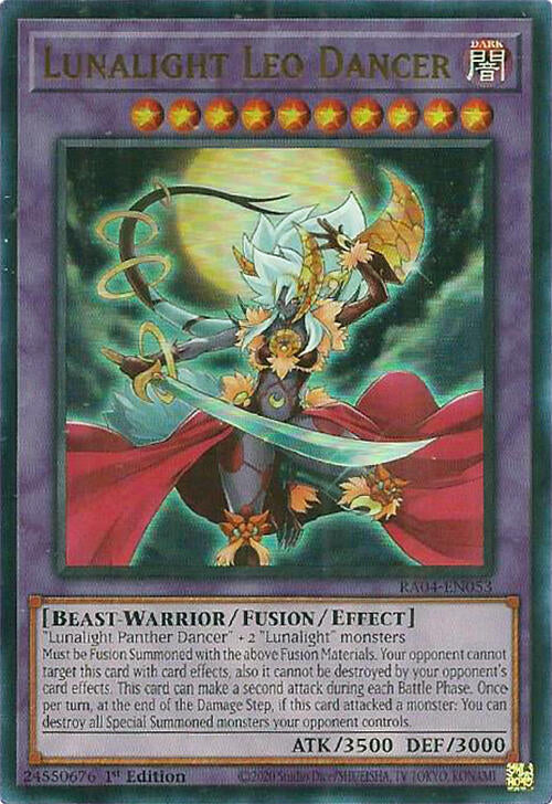 Lunalight Leo Dancer [RA04-EN053] Ultra Rare
