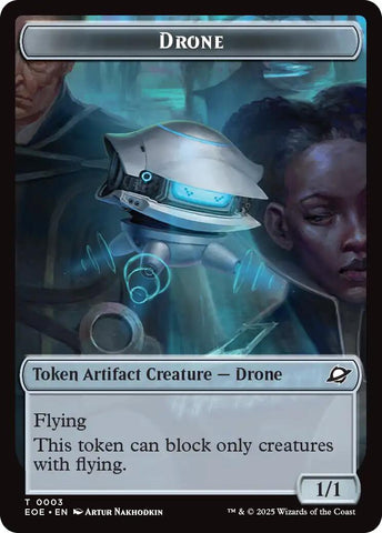 Drone // Lander (0005) Doubled-Sided Token [Edge of Eternities Tokens]