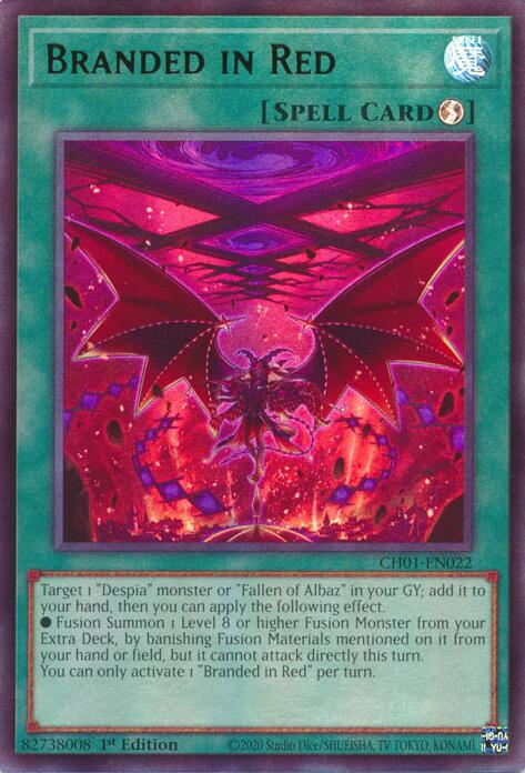 Branded in Red [CH01-EN022] Ultra Rare