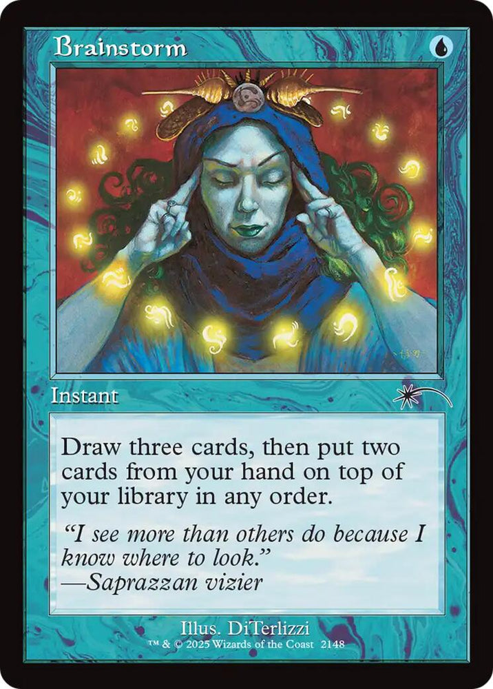 Brainstorm (2148) (Retro Frame) [Secret Lair Drop Series]