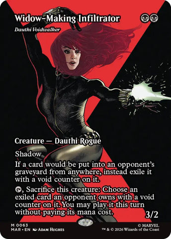 Widow-Making Infiltrator - Dauthi Voidwalker (Borderless) [Marvel Universe: Eternal-Legal]