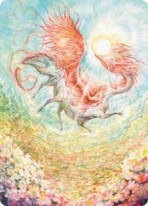 Eirdu, Carrier of Dawn Art Card [Lorwyn Eclipsed Art Series]