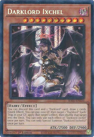 Darklord Ixchel (Secret Rare) [RA05-EN010] Secret Rare