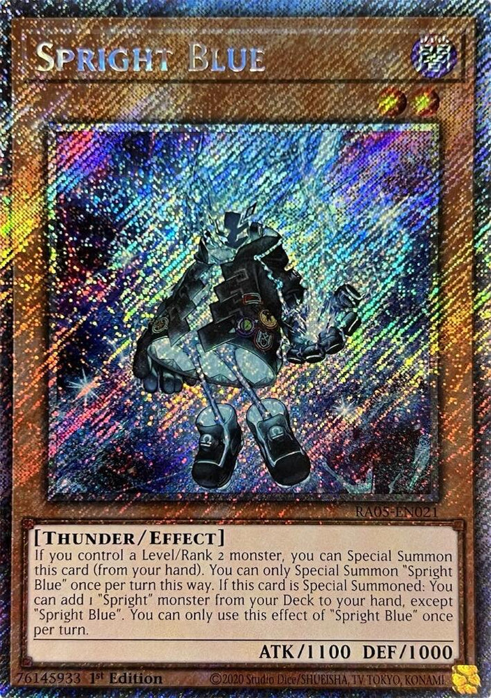 Spright Blue (Platinum Secret Rare) [RA05-EN021] Platinum Secret Rare