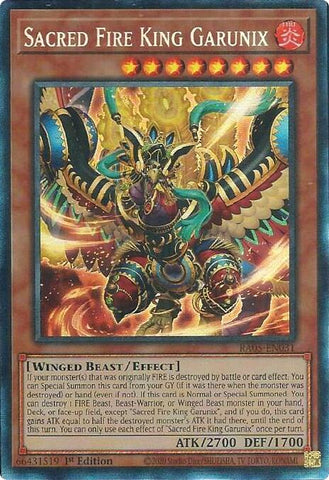 Sacred Fire King Garunix (Collector's Rare) [RA05-EN031] Collector's Rare