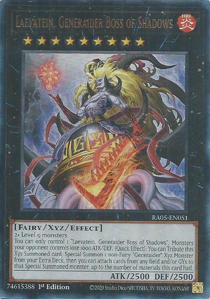 Laevatein, Generaider Boss of Shadows (Ultimate Rare) [RA05-EN051] Ultimate Rare