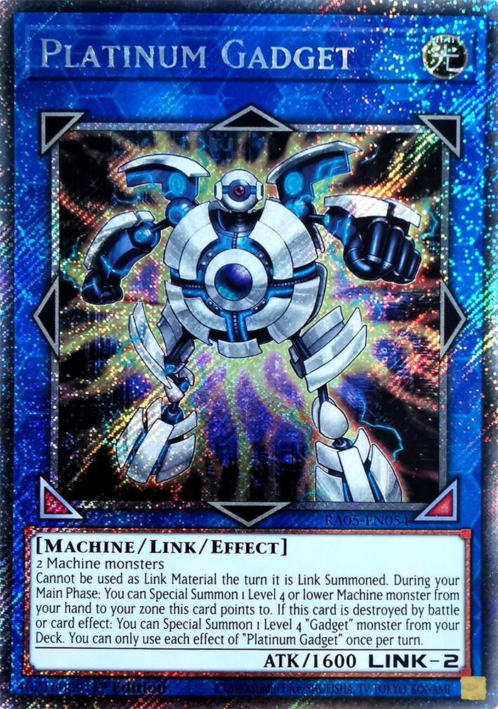 Platinum Gadget (Platinum Secret Rare) [RA05-EN054] Platinum Secret Rare