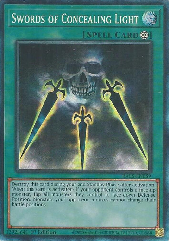Swords of Concealing Light (Collector's Rare) [RA05-EN059] Collector's Rare