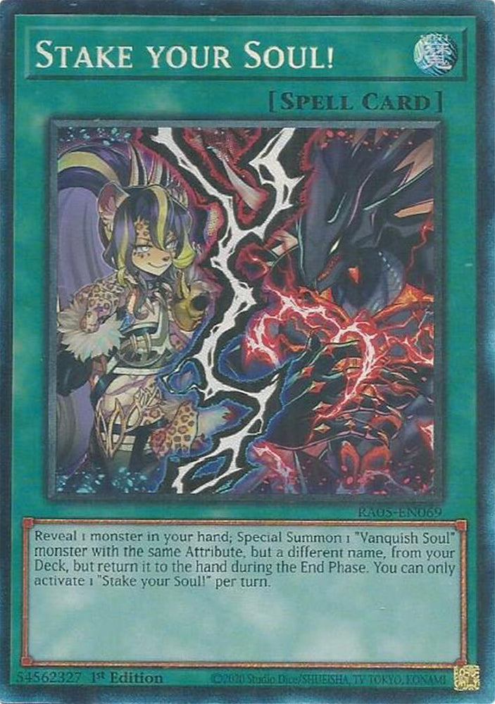 Stake your Soul! (Collector's Rare) [RA05-EN069] Collector's Rare
