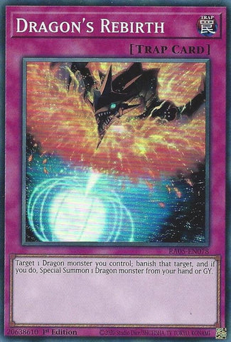 Dragon's Rebirth [RA05-EN078] Super Rare