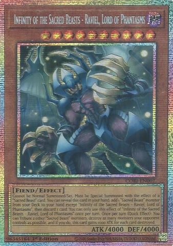 Infinity of the Sacred Beasts - Raviel, Lord of Phantasms (Starlight Rare) [CORI-EN007] Starlight Rare