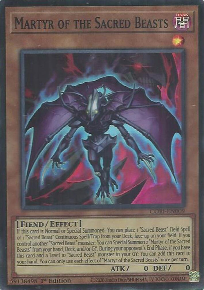 Martyr of the Sacred Beasts [CORI-EN009] Super Rare