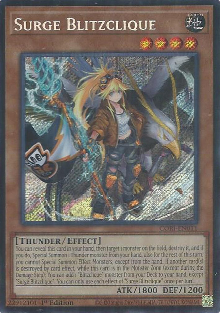 Surge Blitzclique [CORI-EN011] Secret Rare