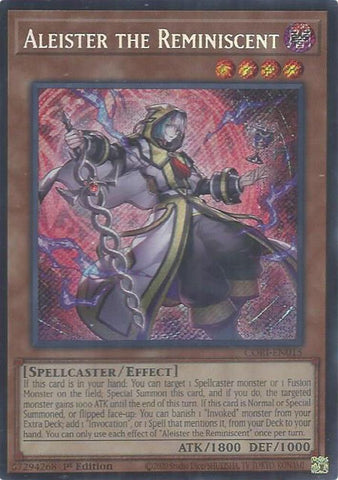 Aleister the Reminiscent [CORI-EN015] Secret Rare