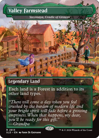 Valley Farmstead - Yavimaya, Cradle of Growth [Secret Lair Drop Series]
