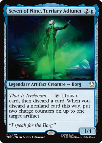 Seven of Nine, Tertiary Adjunct (Surge Foil) [Star Trek Commander]