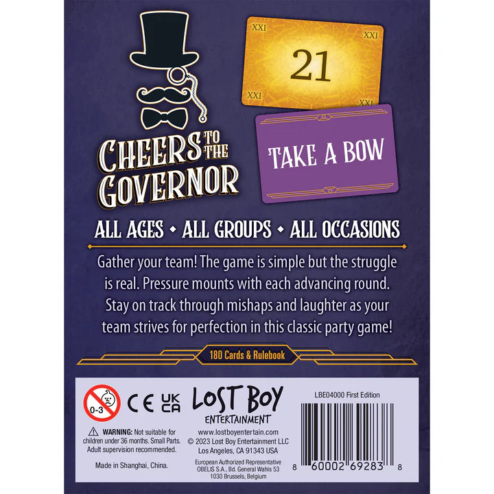 Cheers to the Governor
