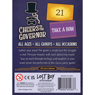 Cheers to the Governor