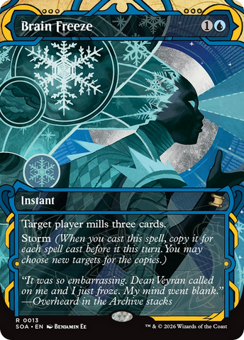 Brain Freeze (JP Alternate Art) [Secrets of Strixhaven: Mystical Archive]