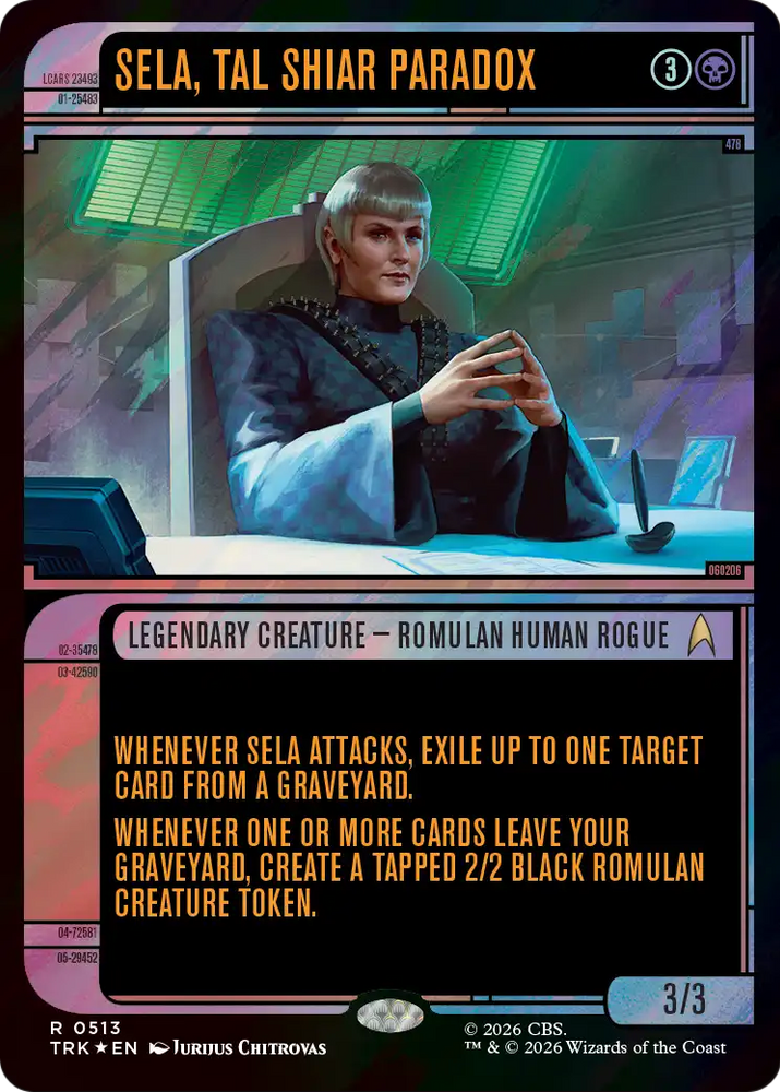 Sela, Tal Shiar Paradox (Showcase) (Surge Foil) [Star Trek]